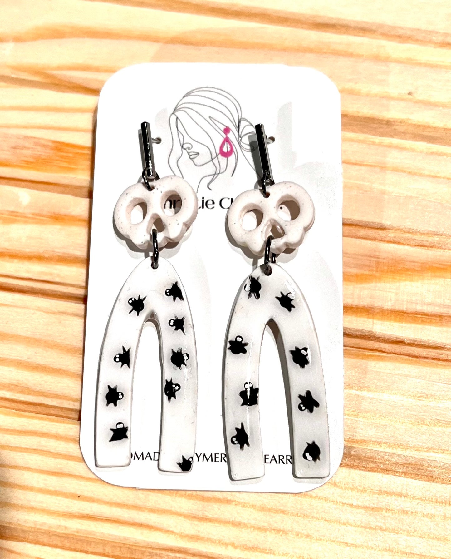 Halloween - Skull Spider Dangles