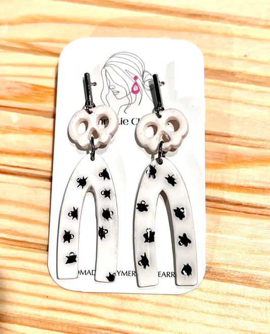 Halloween - Skull Spider Dangles