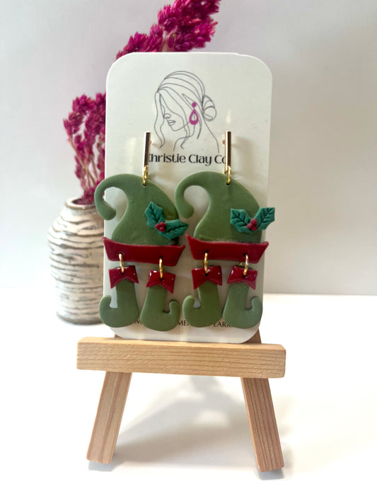 Christmas-Elf hat and boots