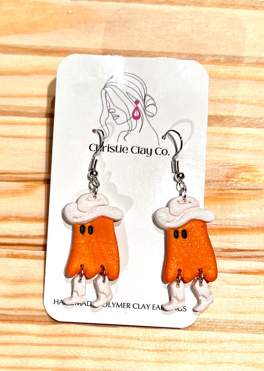 Halloween - Cowboy Ghost with Dangle Boots