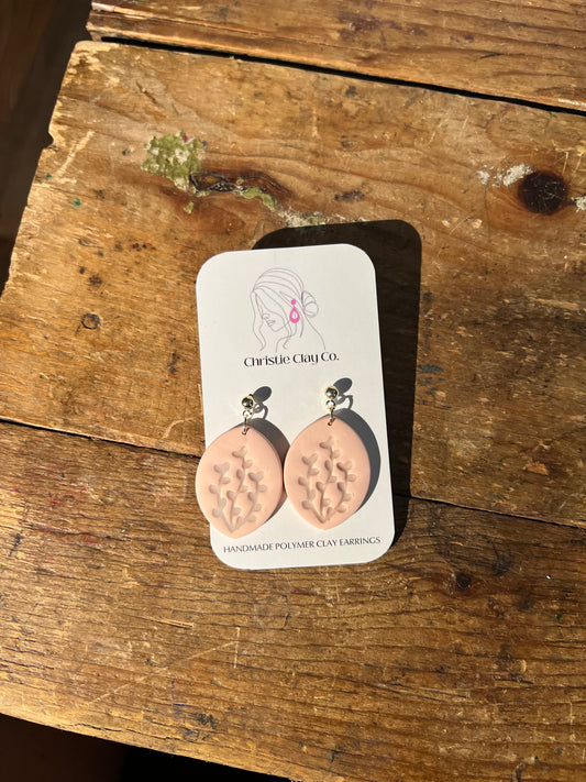Floral Imprint Dangles