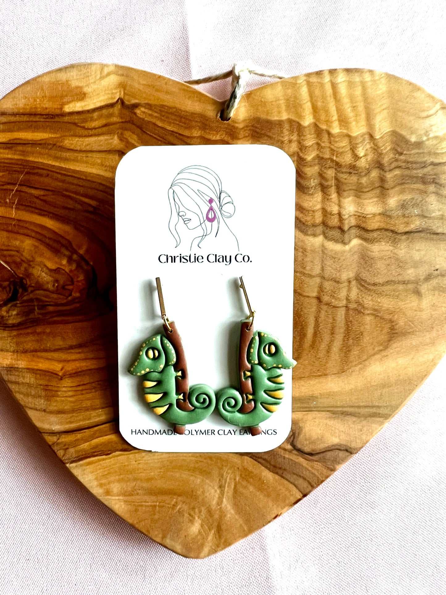 Whimsy.  Sleeping Chameleons, Yellow