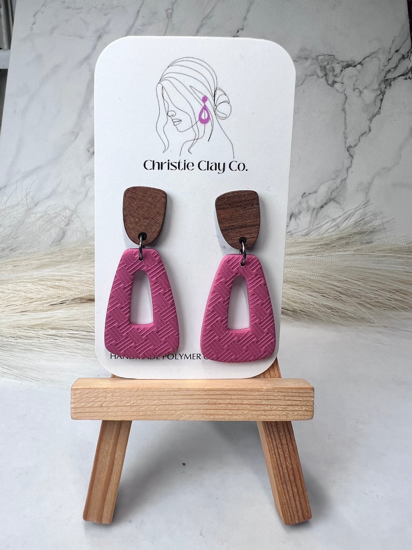 Textured Cutout Dangles