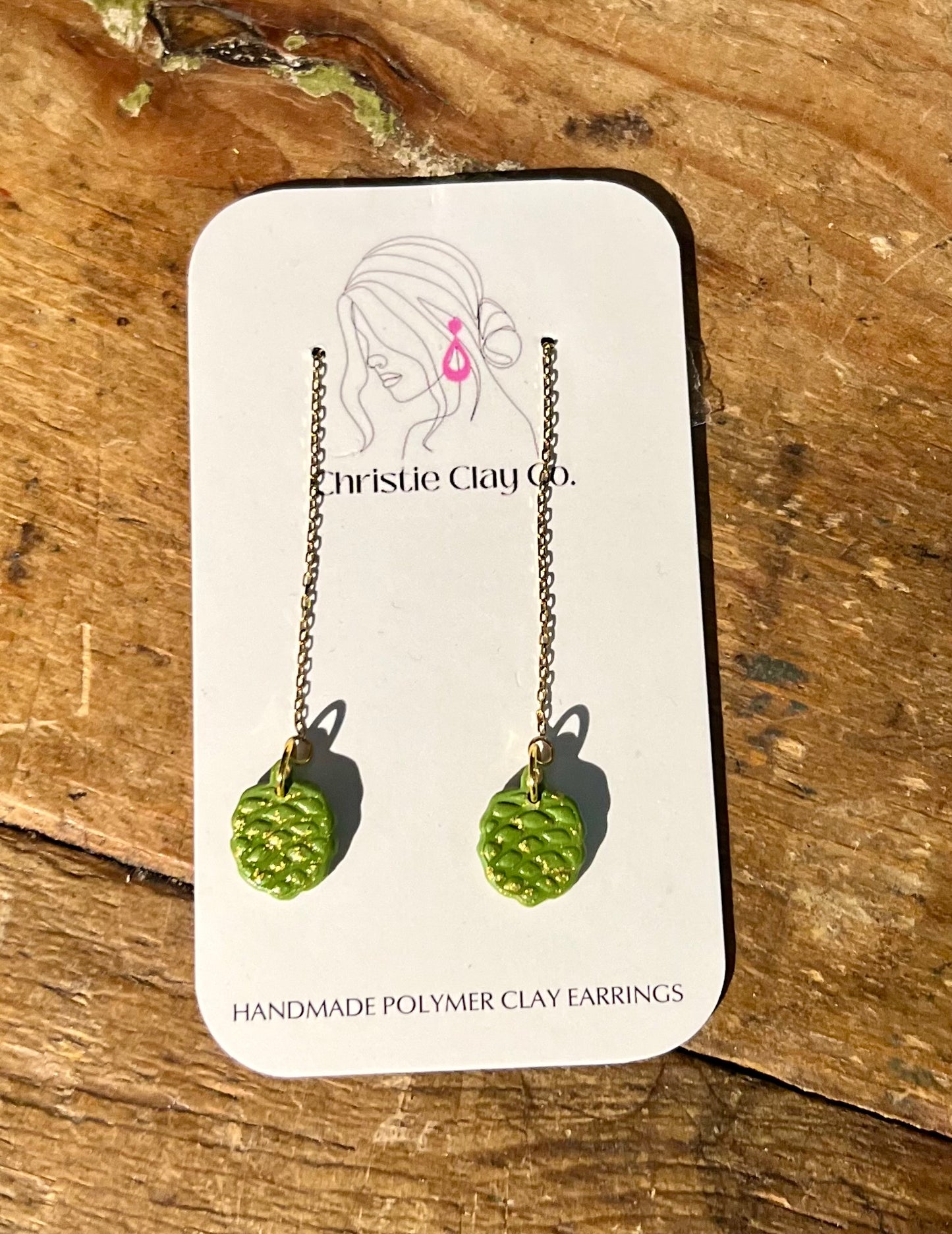 Fall - Gold Sparkle Acorns Threaders