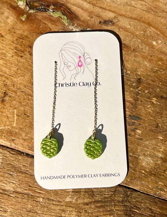 Fall - Gold Sparkle Acorns Threaders