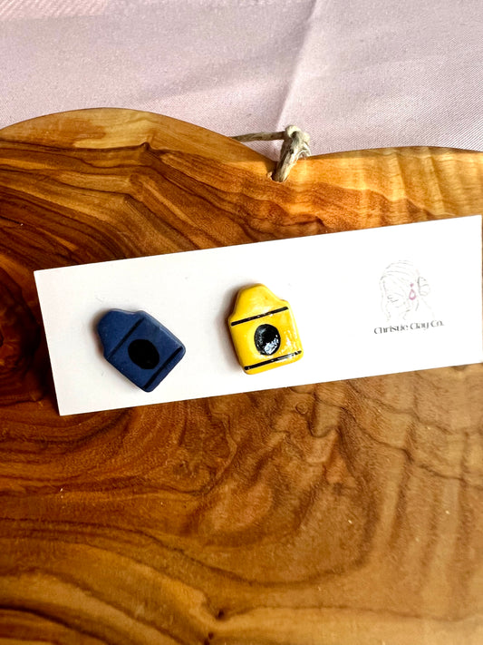 Back To School Crayon Studs