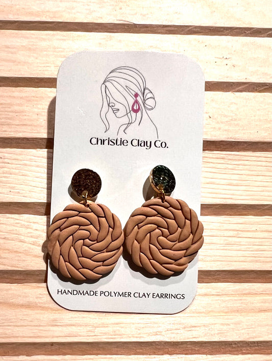 Weave Circle Dangles