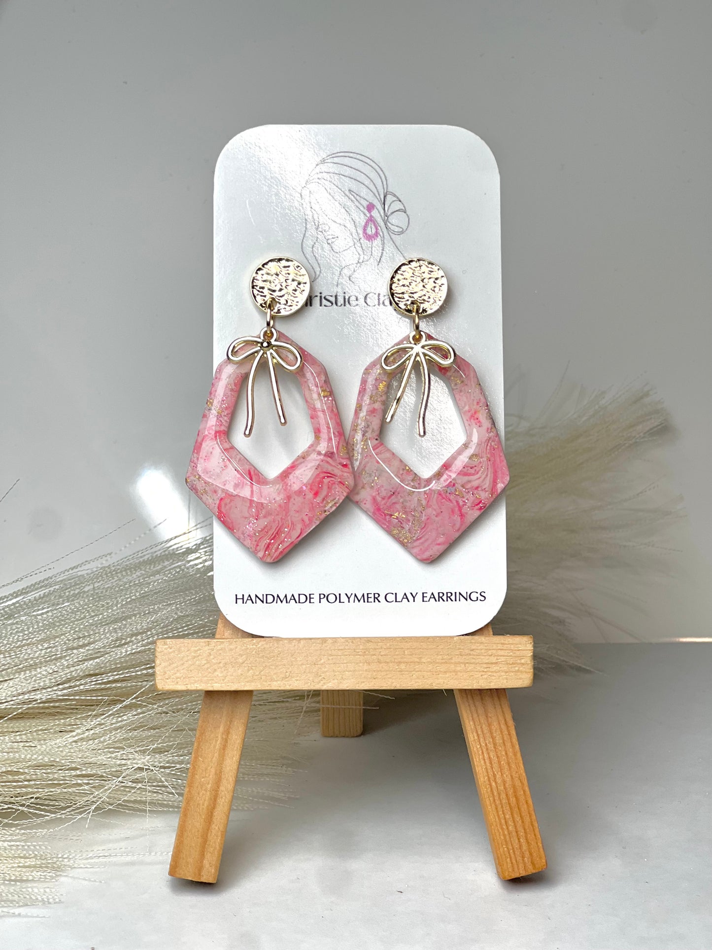 Pink Collection - Cutout Sparkle Dangle