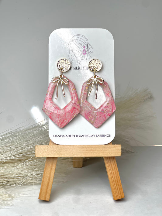 Pink Collection - Cutout Sparkle Dangle