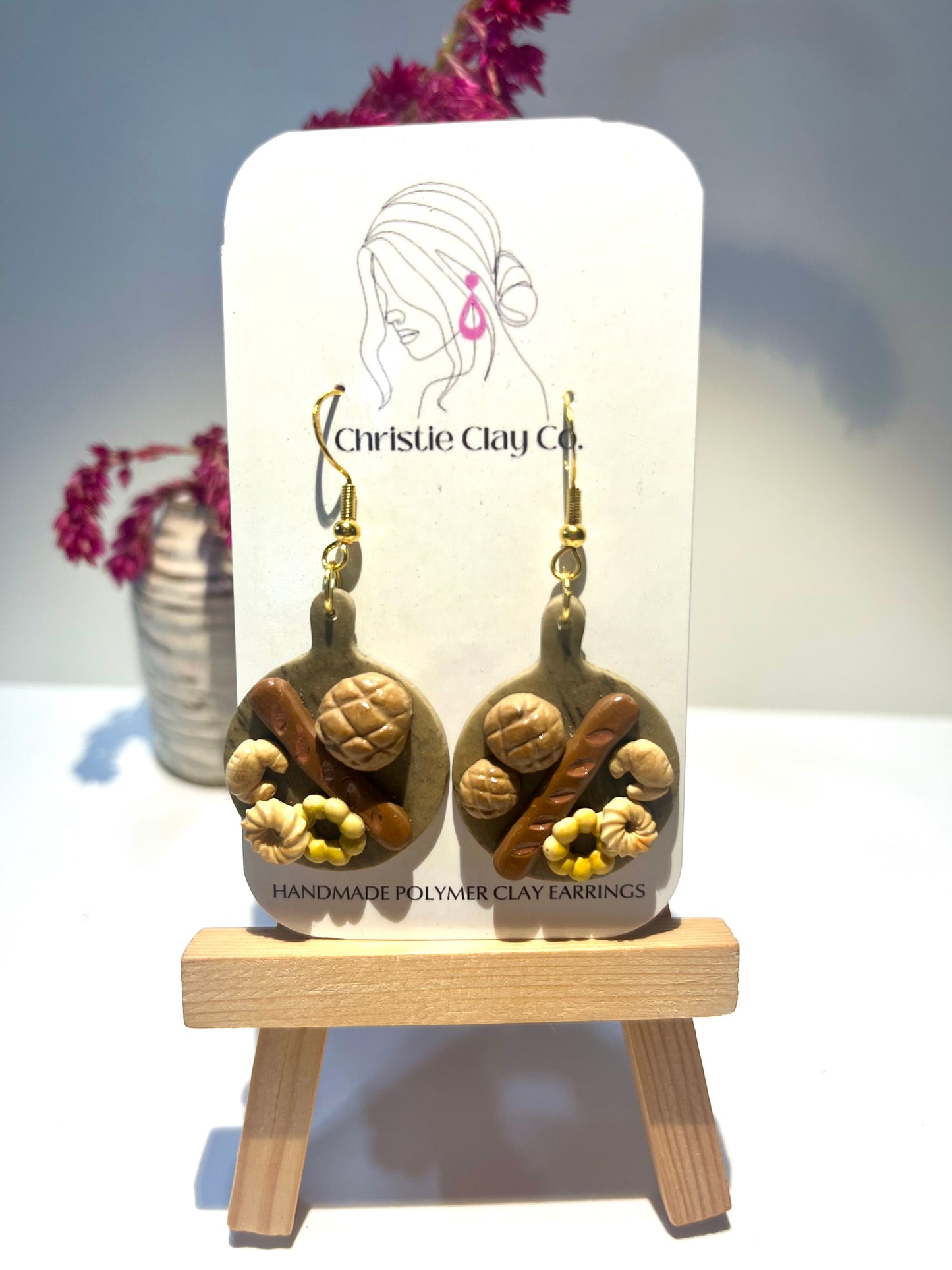 Charcuterie-Circle board with handle