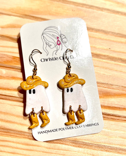 Halloween - Cowboy Ghost with Dangle Boots