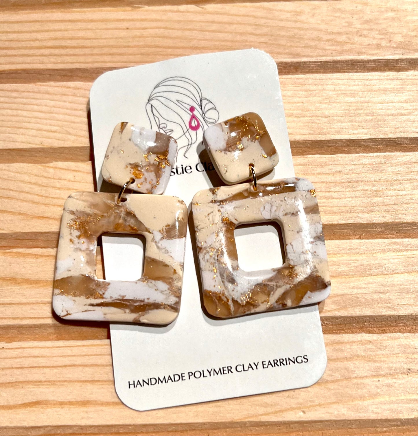 Neutral Marble.  Square