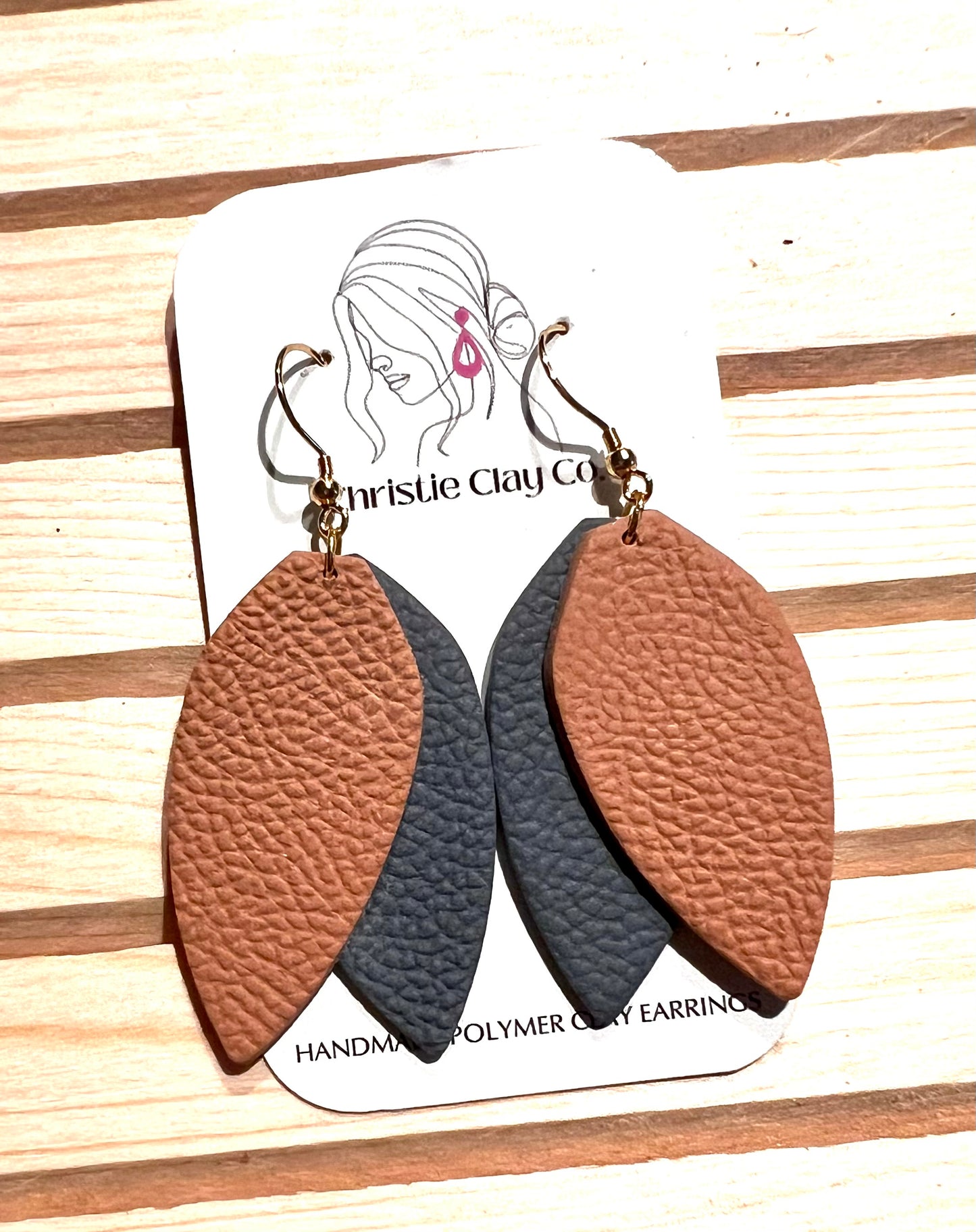 Faux Leather - Boho Double Dangle