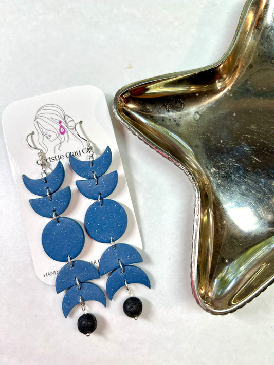 Celestial - Moon phases with Lava Rock