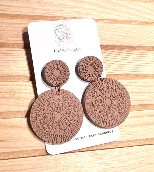 Mandala Circle Dangles