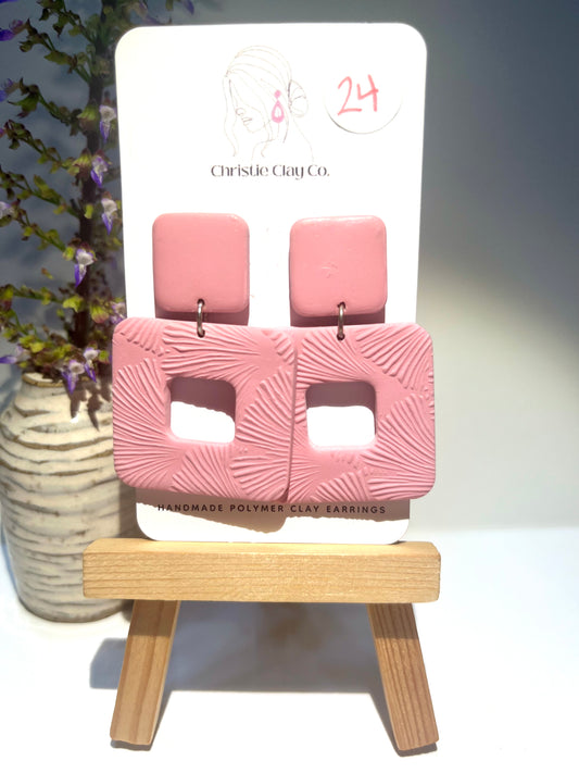 Pink tier square imprint