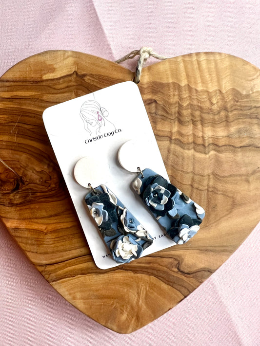 Florals - Trapezoid Dangle