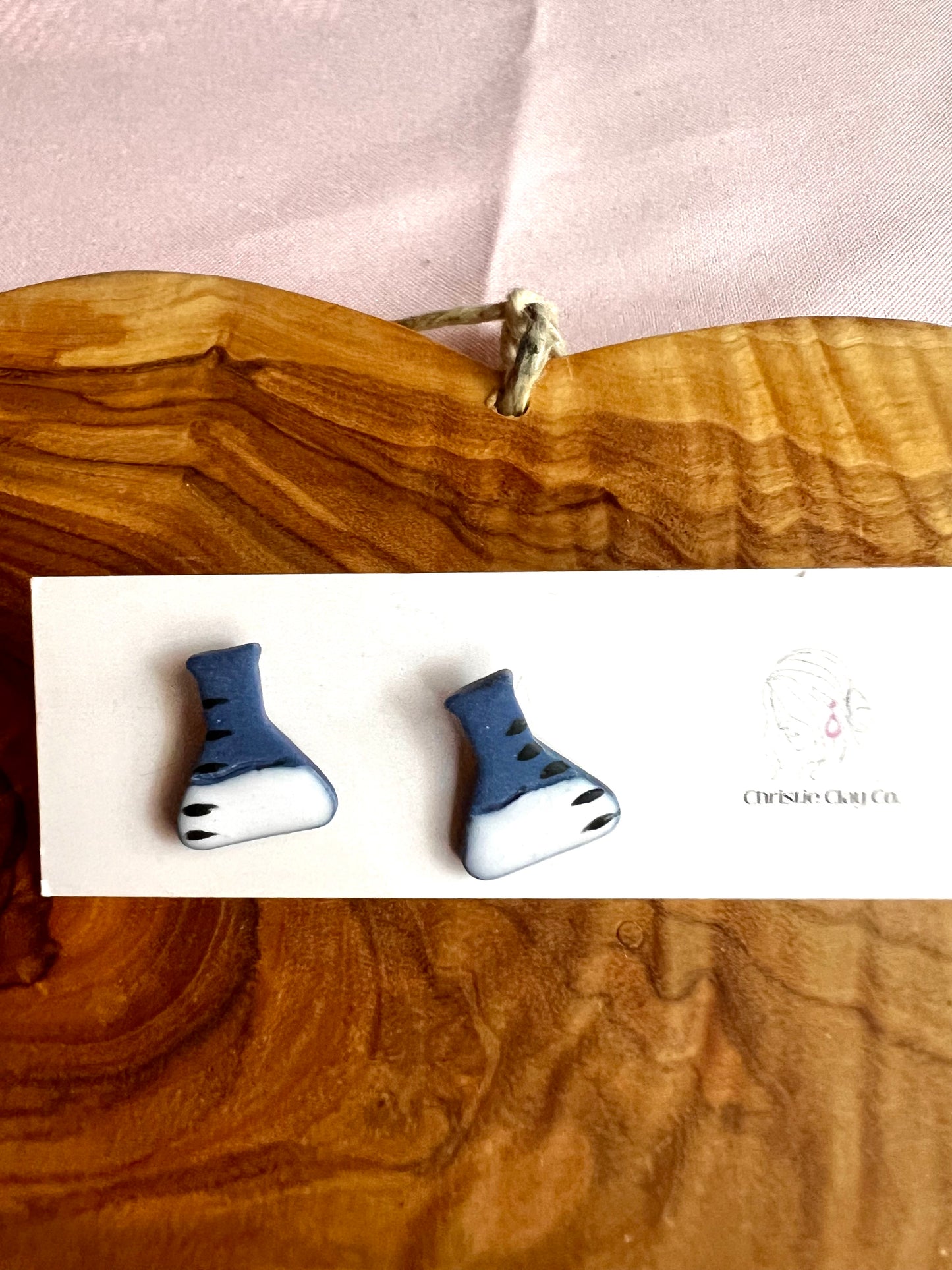 Back To School Beaker Studs