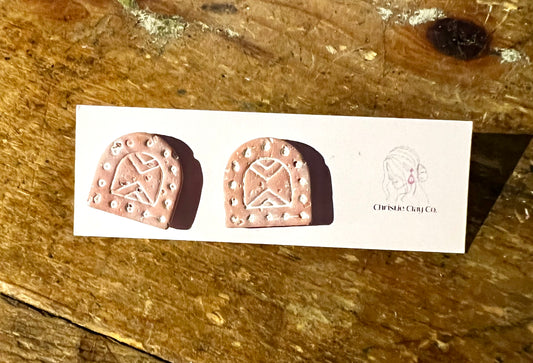 Terracotta - Faux Terracotta Studs