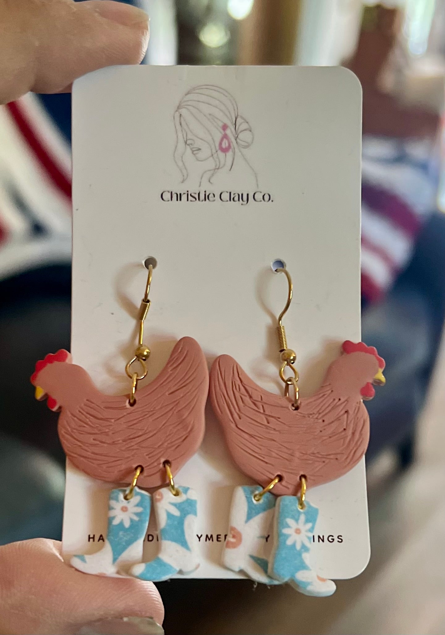 Whimsy.  Chicken with boots