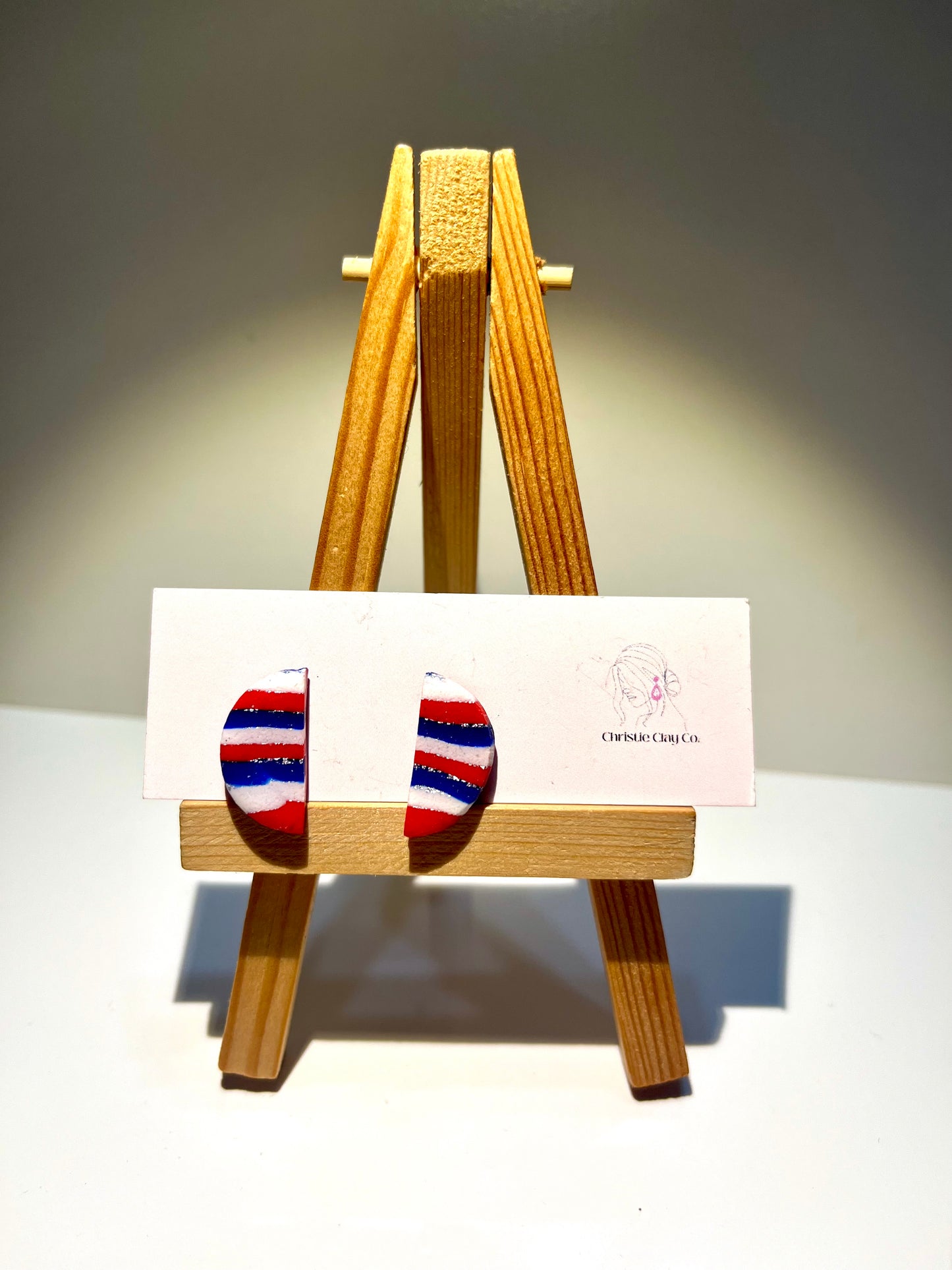 Red, White, & Blue-Half circle