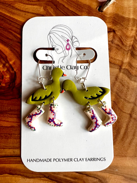 Whimsy.  Ducks with Boots