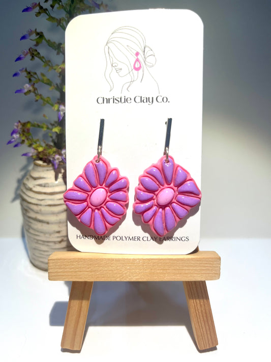 Pink and purple flowers