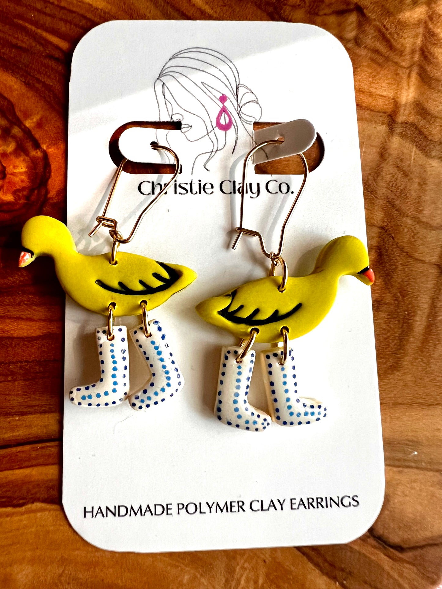 Whimsy. Ducks with Boots