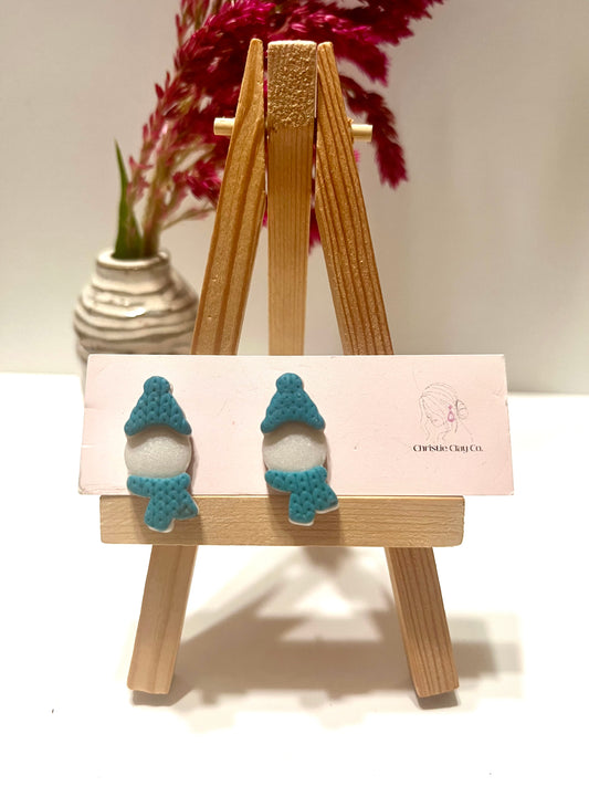 Winter-Snowman with scarf and hat