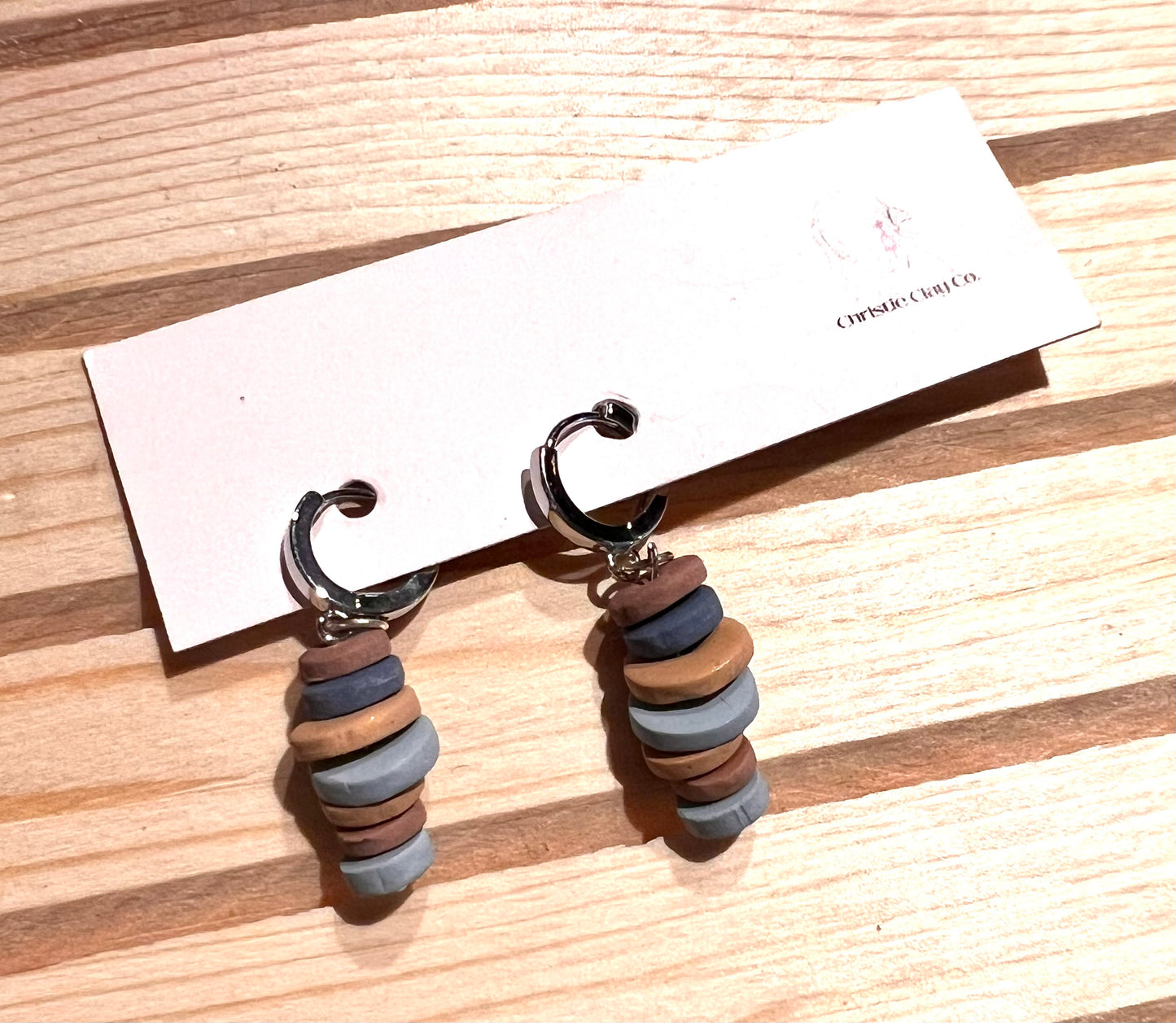 Handmade Heishi Bead Drops