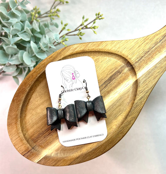 Fall - Black Glitter Bows