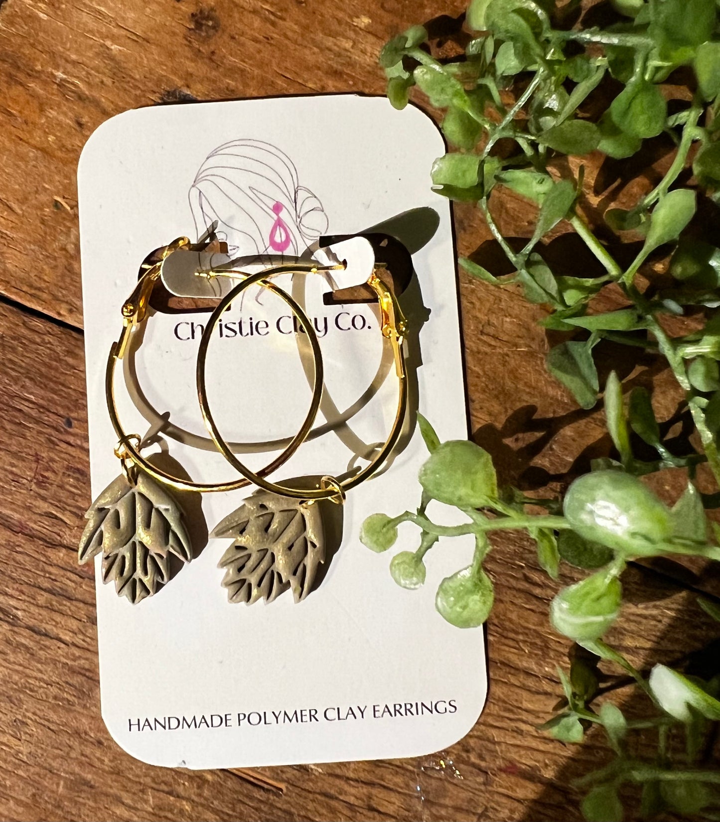 Fall - Green Maple Leaf Dangles