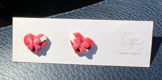 Valentines - Mini Heart Box Topper Studs