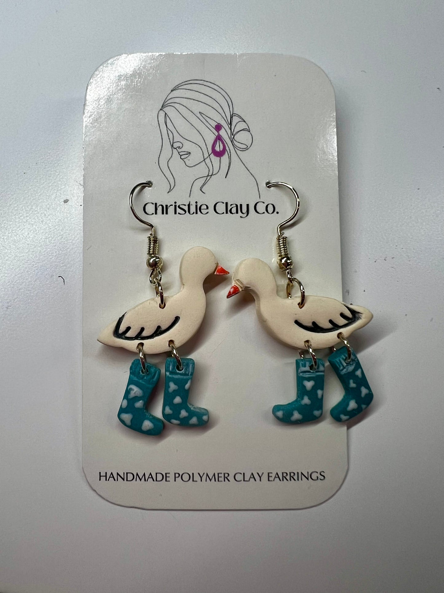 Whimsy. Duck with Boots