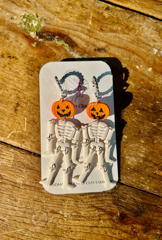 Halloween - Pumpkin Head Skeleton