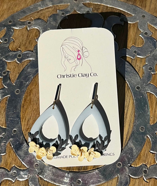 Bridgerton Inspired - Baby Blue Dangle Cutout