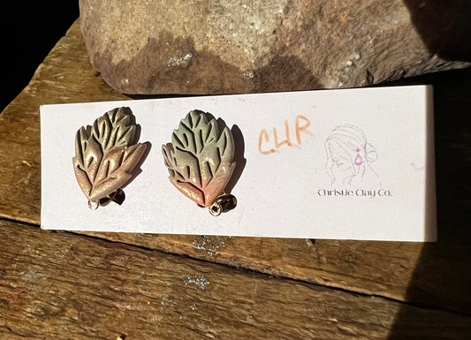 Fall - Ombre Leaf with Glitter CLIP