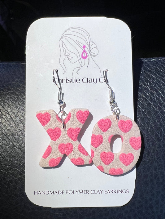 Valentines - Pink Heart “X” and “O”
