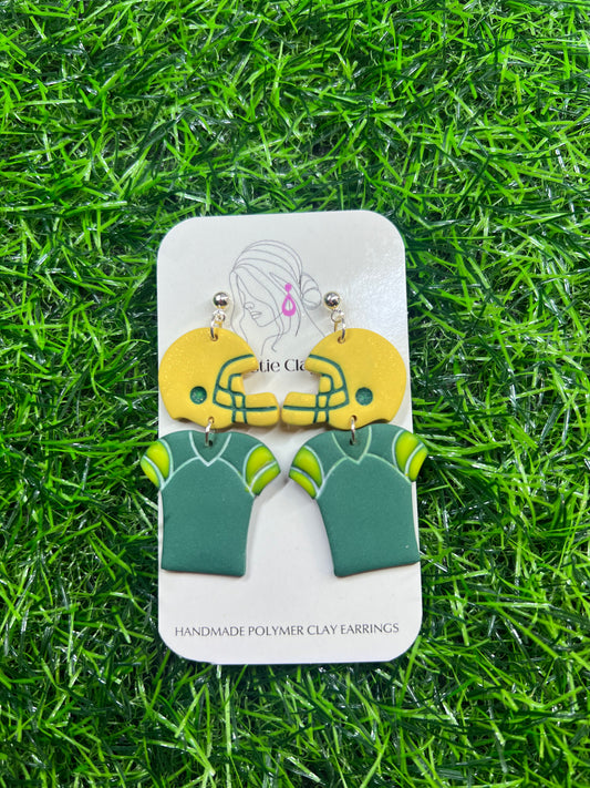 Sports Collection.  Football - Helmet and Jersey (Green Bay)