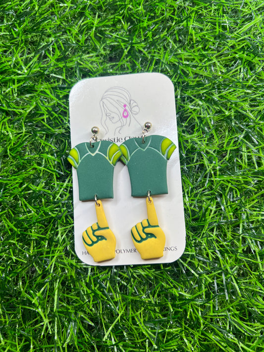 Sports Collection. Football - Jersey and Foam Finger (Green Bay)