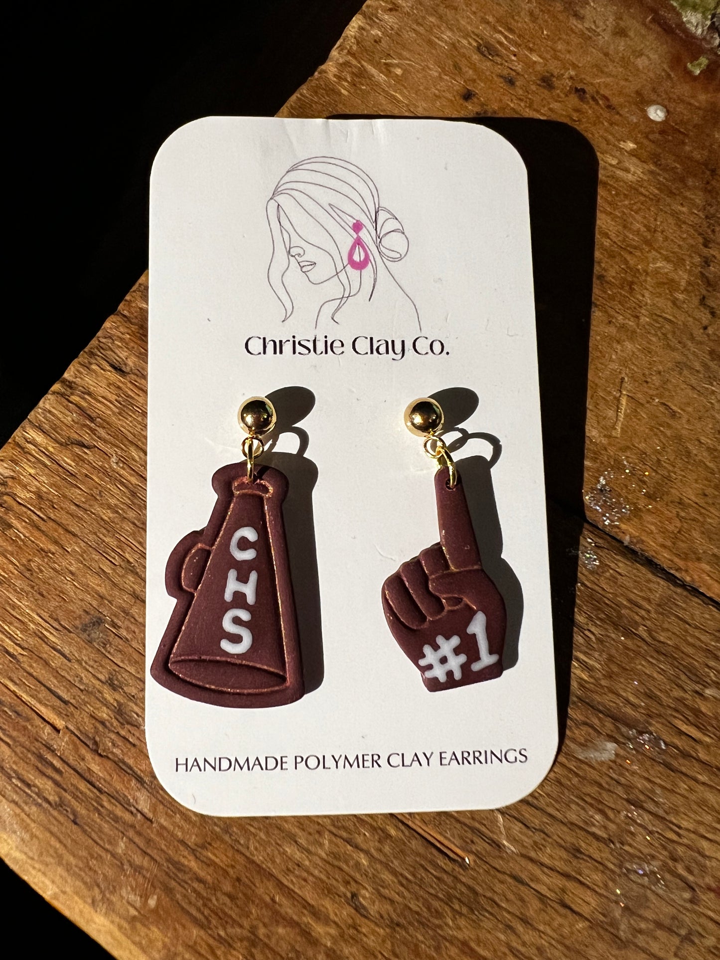 Sports Collection.  Football - Finger and Megaphone (CHS)