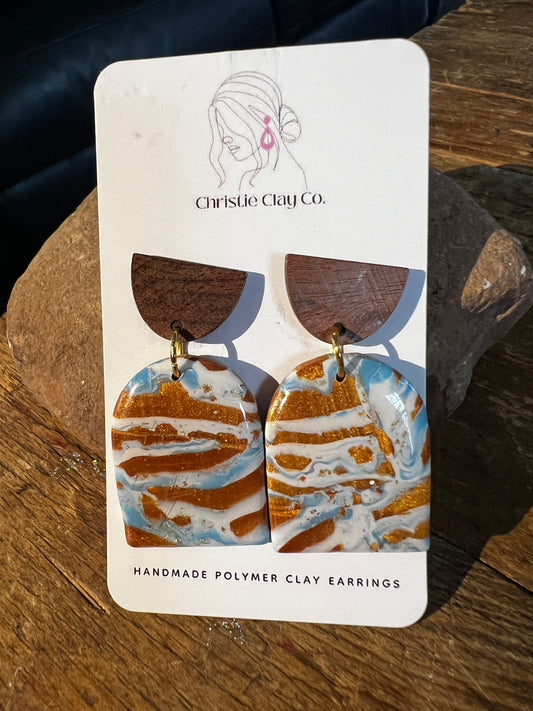 Turquoise/Bronze Collection - Dangles