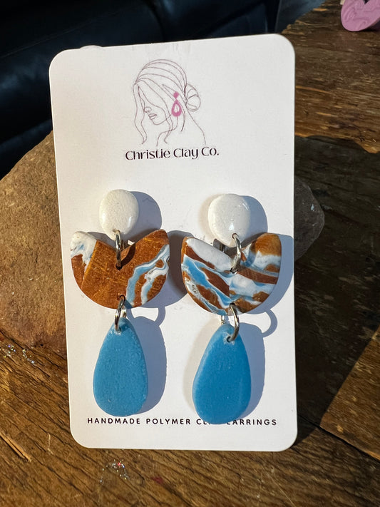 Turquoise/Bronze Collection - Dangles