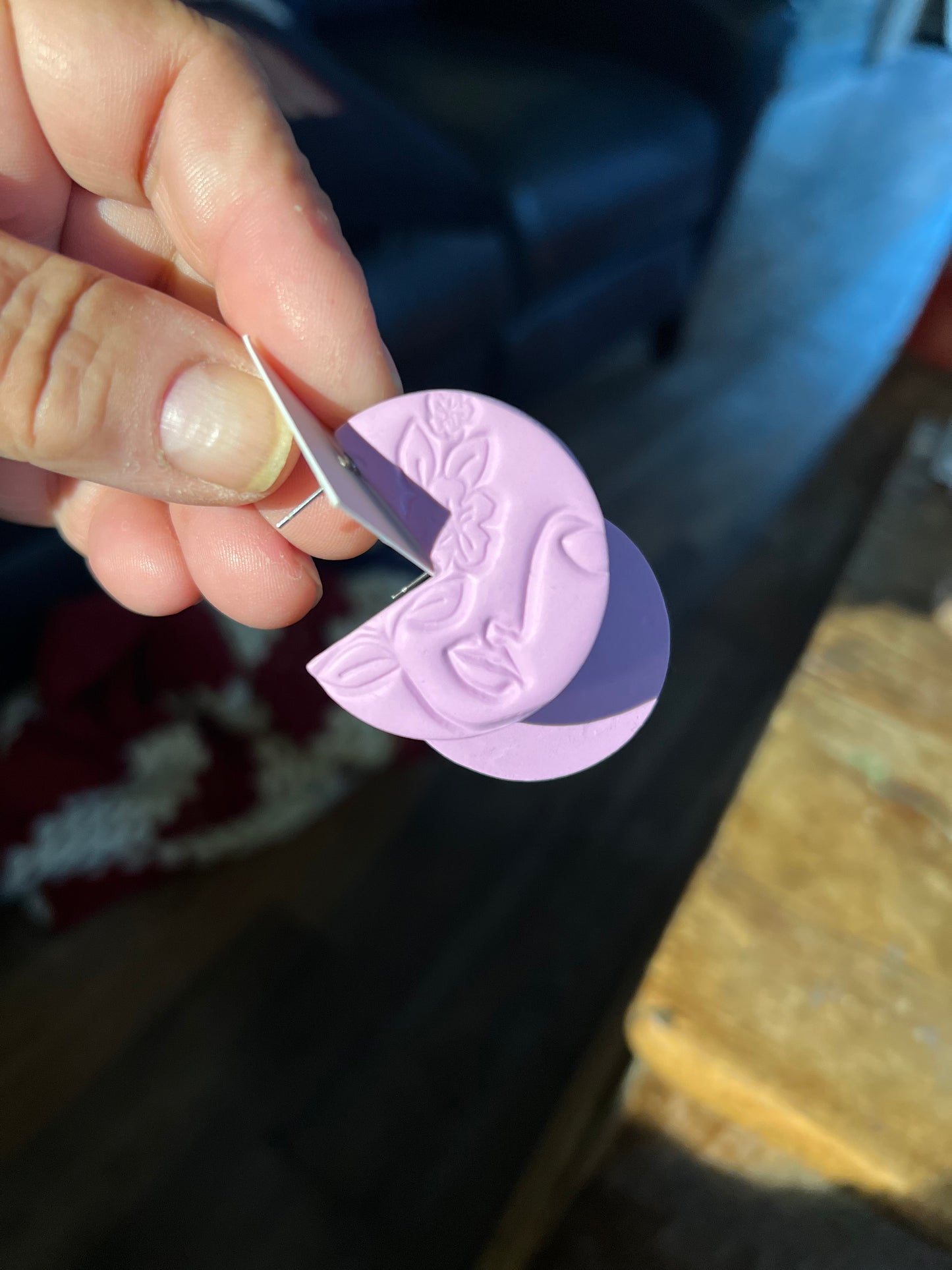 Spring - Hoops with Face