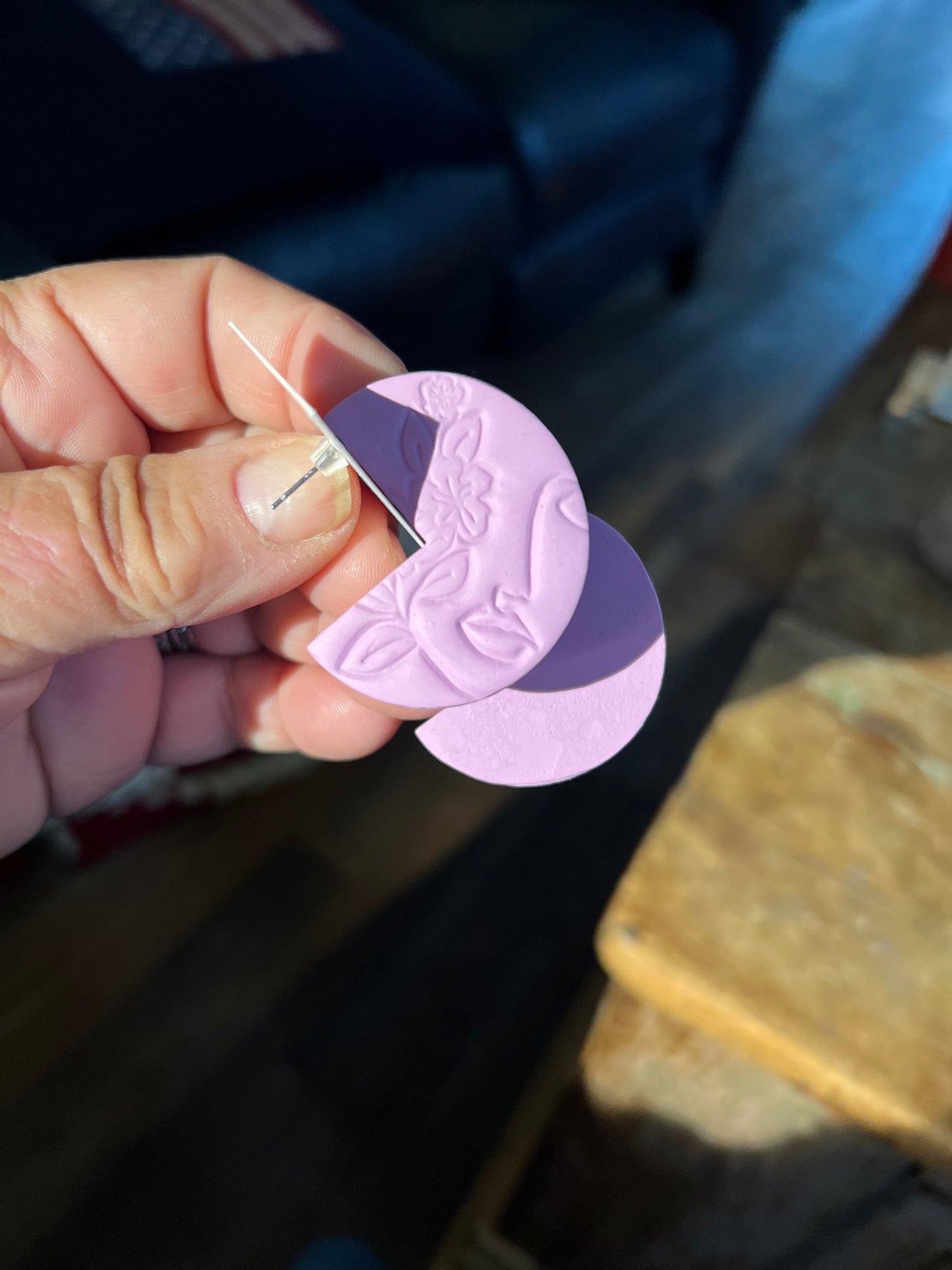 Spring - Hoops with Face