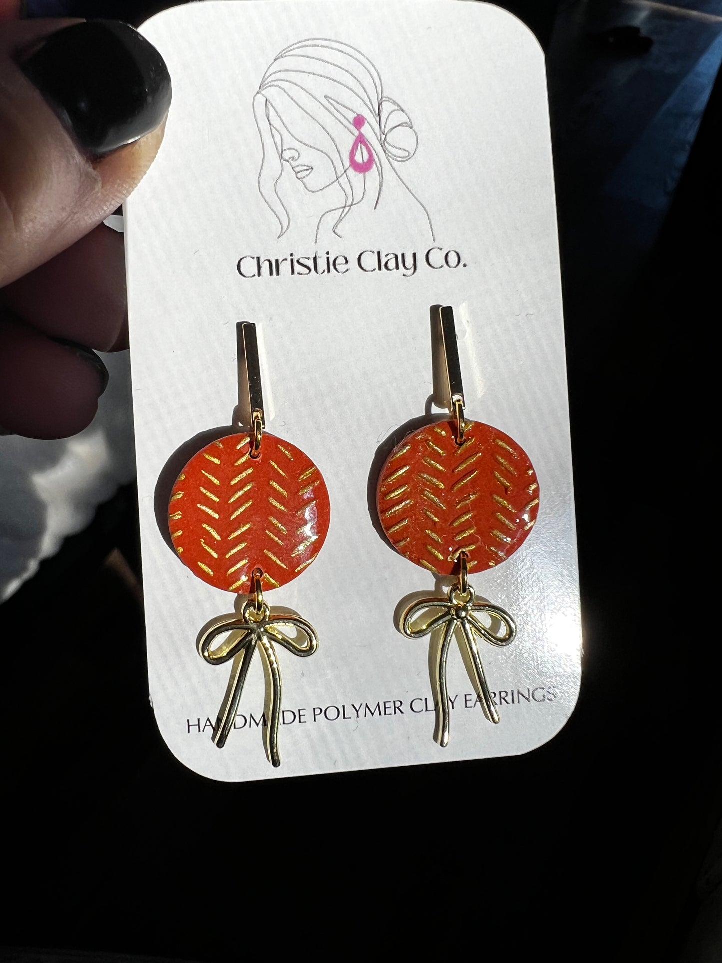 Fall - Herringbone Circle with Bow