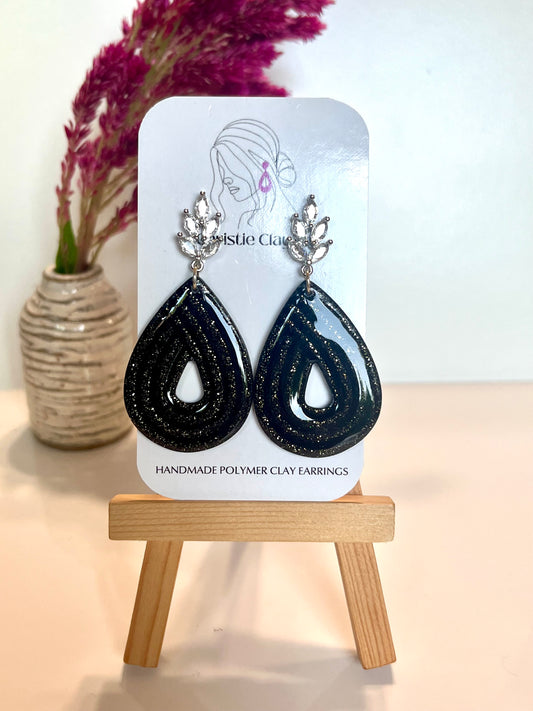 New Year’s Eve-Black with gold sparkles